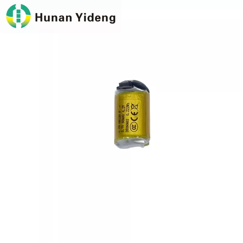 08120 3.7V 60mAh Li Polymerus Pugna Cylindrica